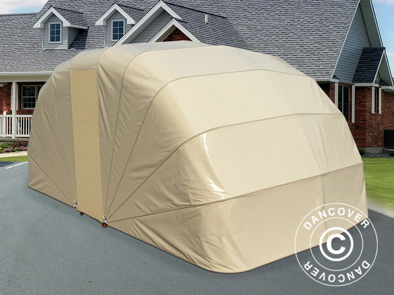 Hopfällbart garage (Bil), 2,5x5,4x2m, beige - Image 2