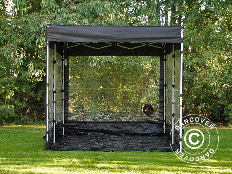 Hopfällbart garage, FleX Carcover, 3x6m, Svart - Image 8