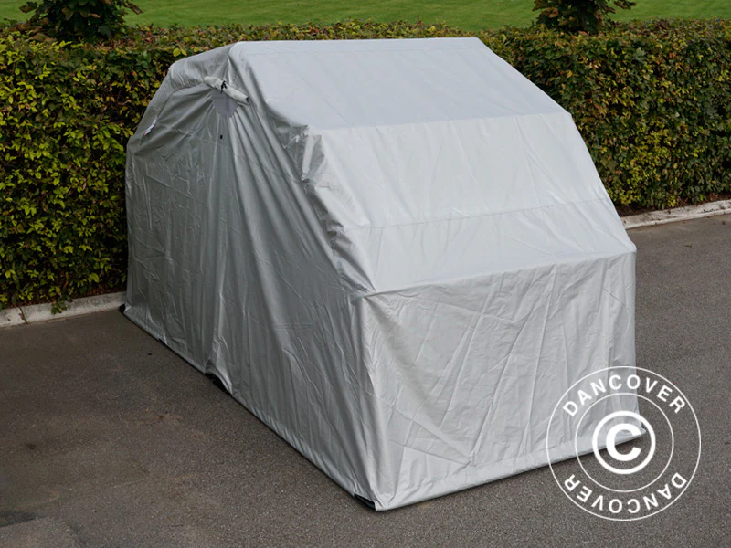 Hopfällbart garage (MC), 1,88x3,45x1,9m, Grå - Image 12