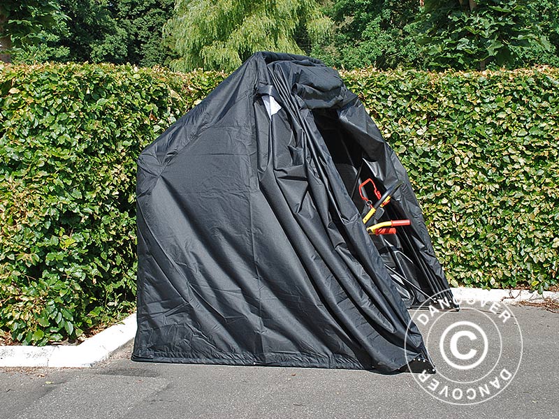 Hopfällbart garage (MC), 1,88x3,45x1,9m, Svart - Image 10