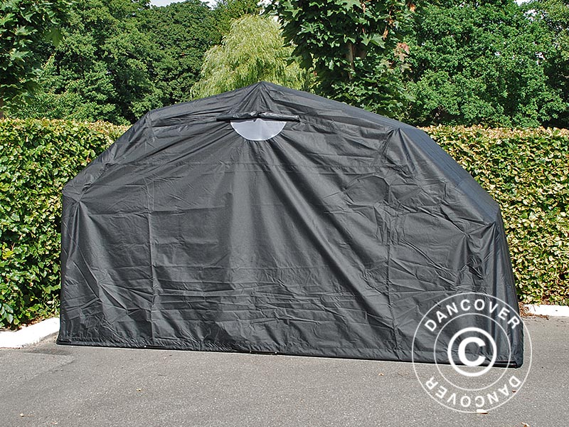 Hopfällbart garage (MC), 1,88x3,45x1,9m, Svart - Image 11