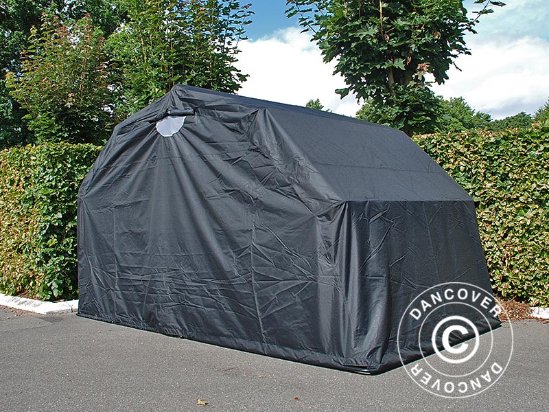 Hopfällbart garage (MC), 1,88x3,45x1,9m, Svart - Image 12