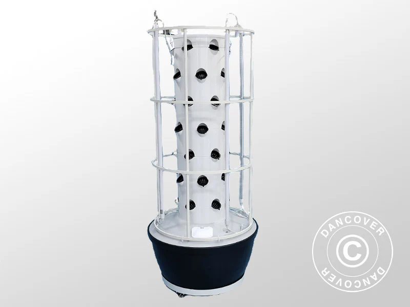 Hydroponiskt odlingstorn med LED, 0,80x0,80x1,7m, Vit - Image 4