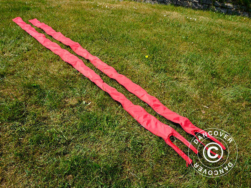 Infill sammanslutningspaneler för FleXtents® PRO snabbtält 3m serie, Röd, 2 delar. - Image 3