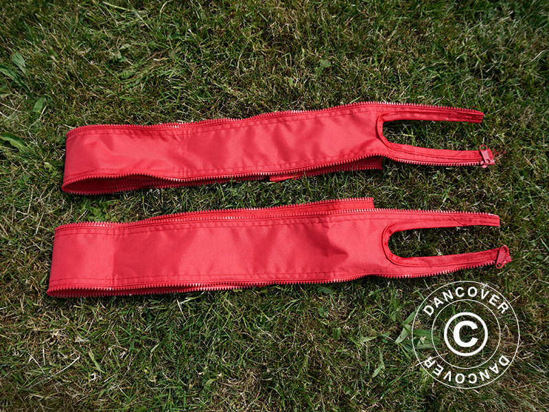 Infill sammanslutningspaneler för FleXtents® PRO snabbtält 4m serie, Röd, 2 delar. - Image 5