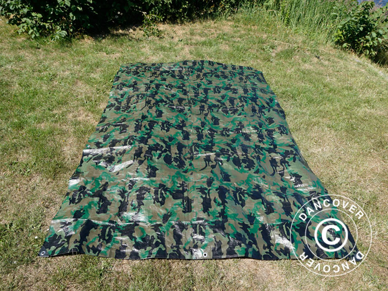Kamouflagepresenning Woodland 1,9x3m, 100g/m² - Image 10
