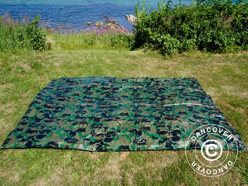 Kamouflagepresenning Woodland 1,9x3m, 100g/m² - Image 11
