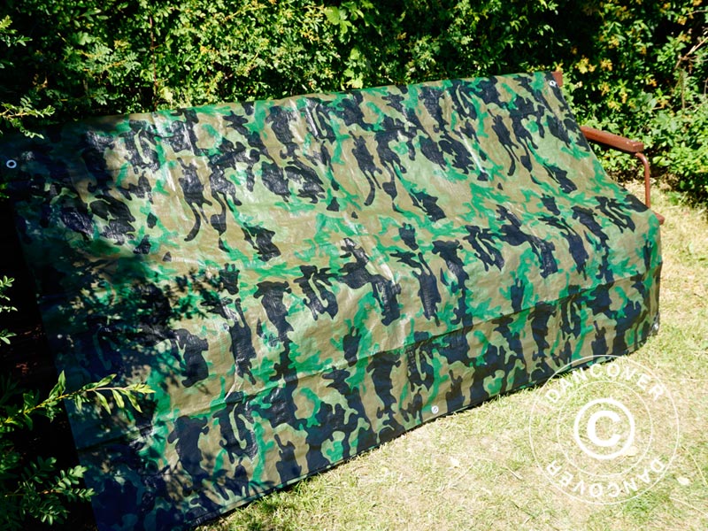 Kamouflagepresenning Woodland 1,9x3m, 100g/m² - Image 16