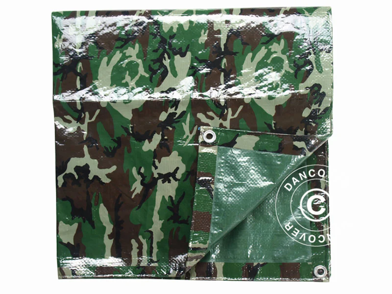 Kamouflagepresenning Woodland 1,9x3m, 100g/m² - Image 3