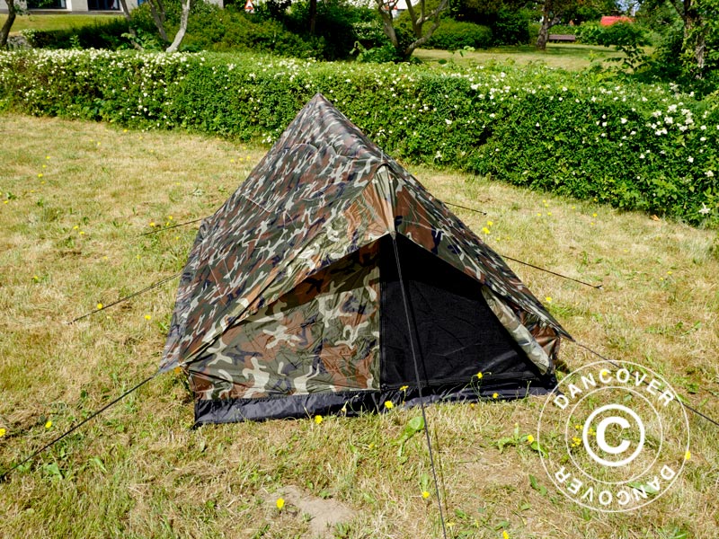 Kamouflagetält Woodland MINI PACK, 2 personer - Image 15