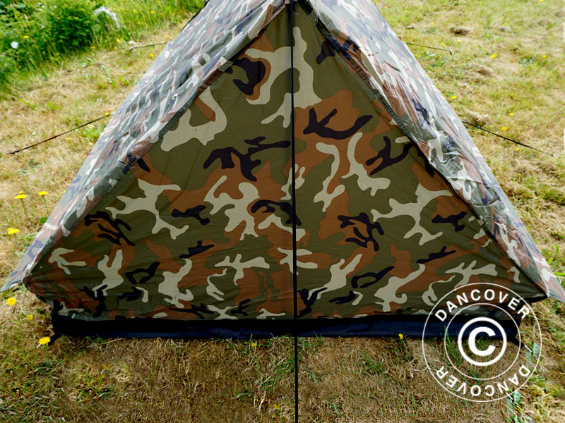 Kamouflagetält Woodland MINI PACK, 2 personer - Image 16