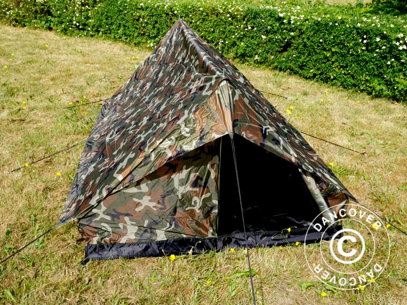 Kamouflagetält Woodland MINI PACK, 2 personer - Image 18