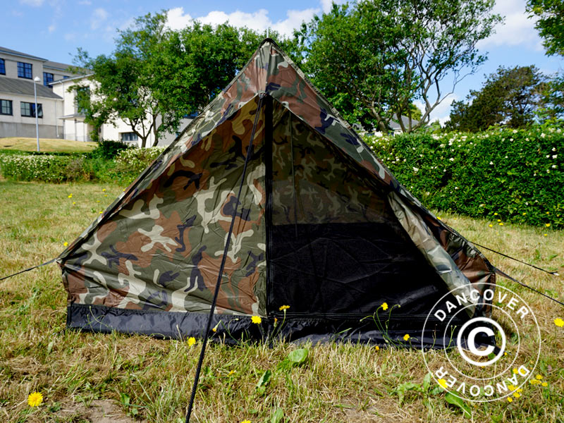 Kamouflagetält Woodland MINI PACK, 2 personer - Image 2
