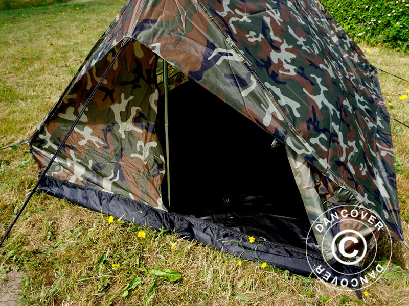 Kamouflagetält Woodland MINI PACK, 2 personer - Image 6