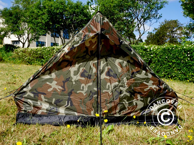 Kamouflagetält Woodland MINI PACK, 2 personer - Image 7