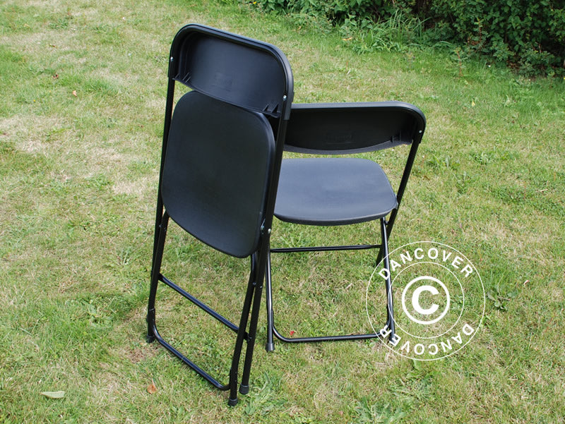 Klappstol 44x44x80cm, Svart, 24 st. - Image 3