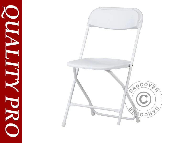 Klappstol 44x44x80cm, Vit, 8 st. - Image 17