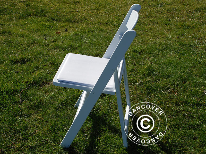 Klappstol 44x46x77cm, Vit, 4 st. - Image 13