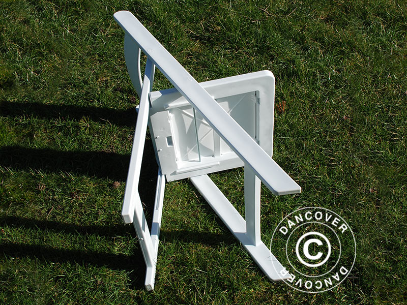 Klappstol 44x46x77cm, Vit, 8 st. - Image 14