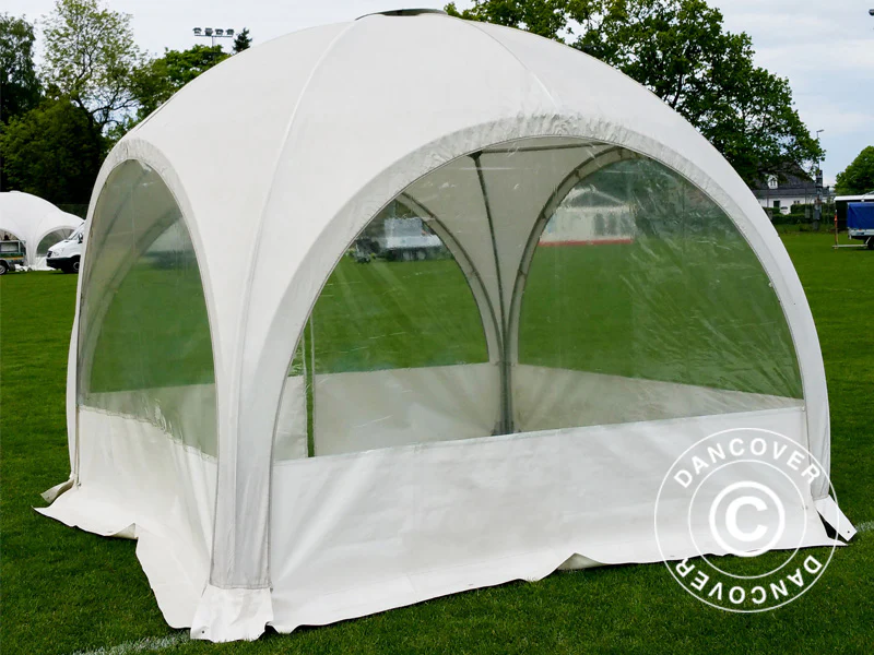 Kupoltält Multipavillon 3x3m, Vit - Image 4