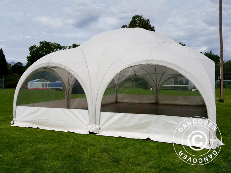 Kupoltält Multipavillon 6x6m, Vit - Image 2