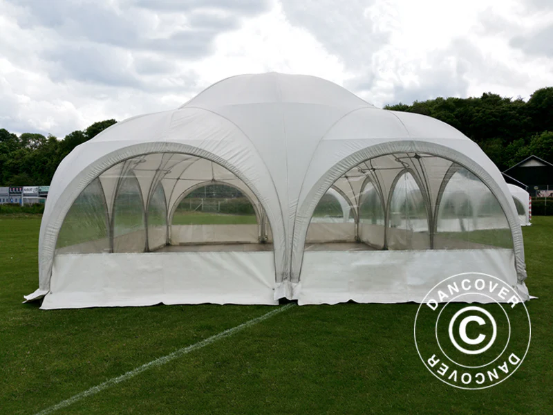 Kupoltält Multipavillon 6x6m, Vit - Image 4