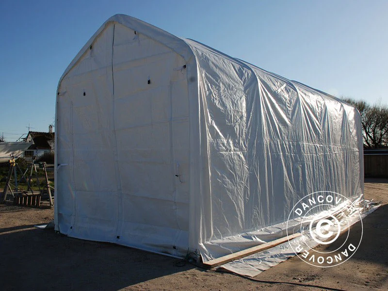Lagertält multiGarage 4x12x4,5x5,5m, Vit - Image 13