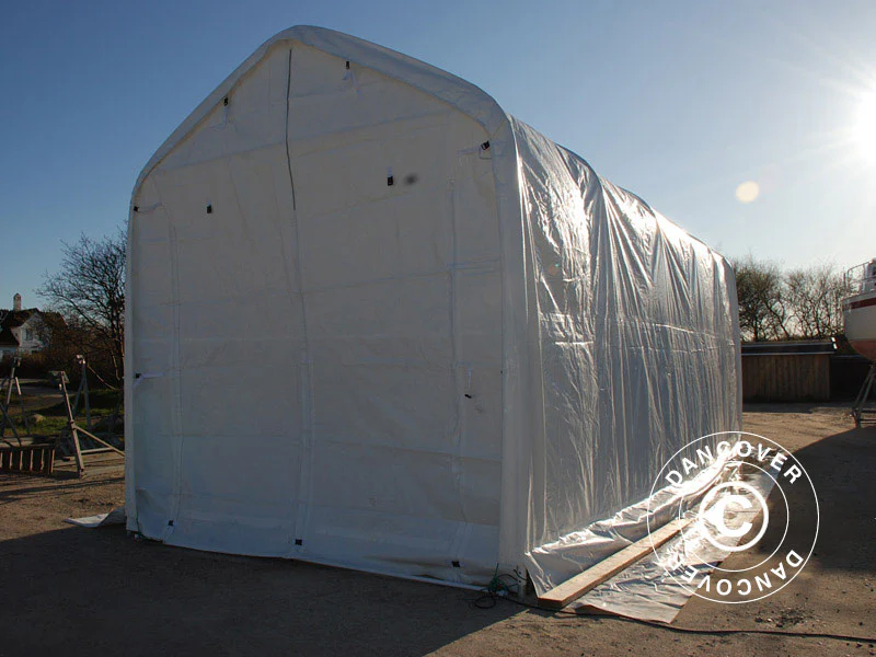 Lagertält multiGarage 4x12x4,5x5,5m, Vit - Image 14