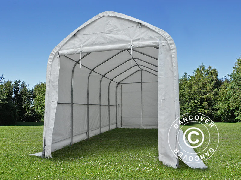 Lagertält multiGarage 4x12x4,5x5,5m, Vit - Image 5
