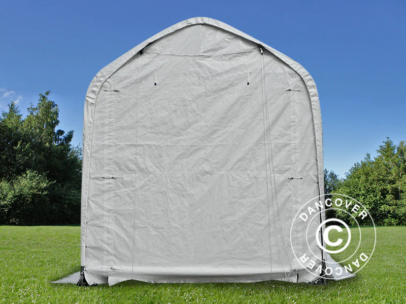 Lagertält multiGarage 4x12x4,5x5,5m, Vit - Image 6