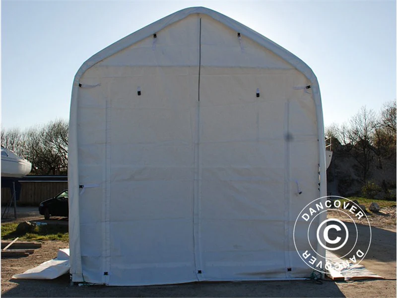 Lagertält multiGarage 4x14x4,5x5,5m, Vit - Image 13