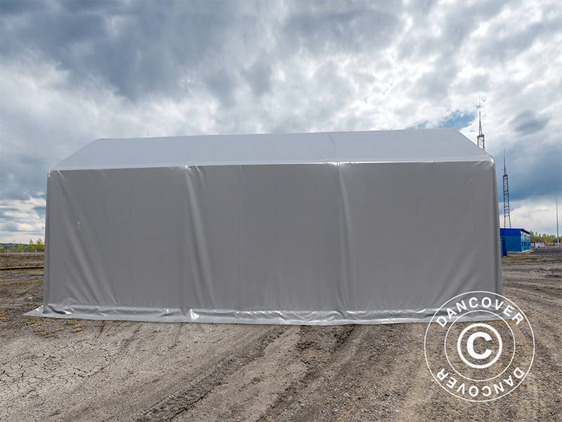 Lagertält PRO 3x6x2x2,82m, PVC, Grå - Image 7
