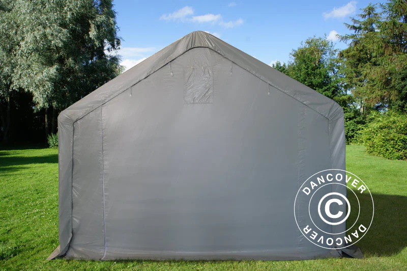Lagertält PRO 4x12x2x3,1m, PVC, Grå - Image 24