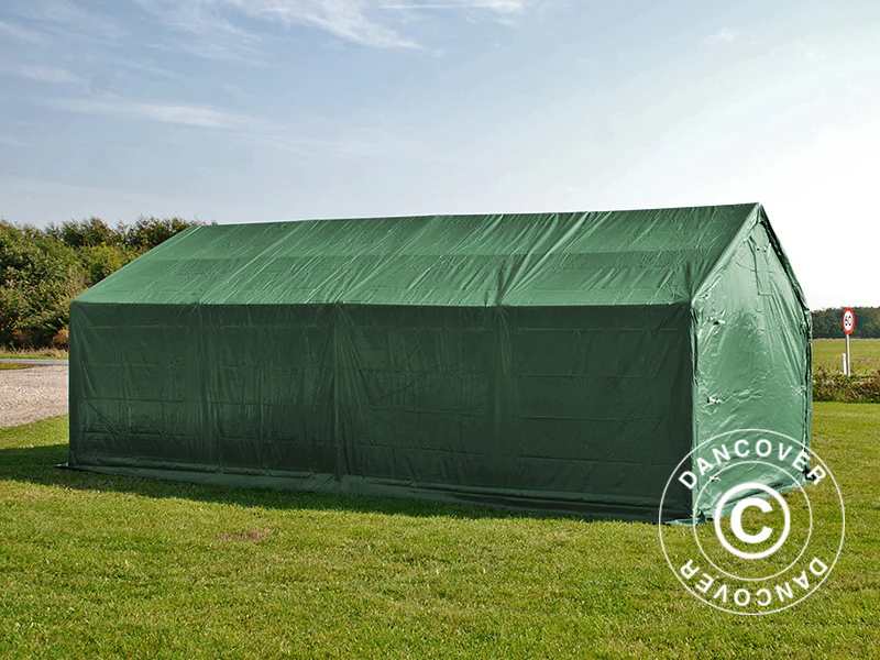 Lagertält PRO 4x8x2,5x3,6m, PVC, Grön - Image 10