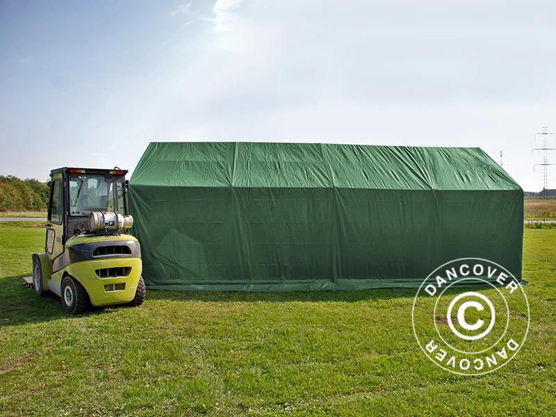 Lagertält PRO 4x8x2x3,1m, PVC, Grön - Image 10