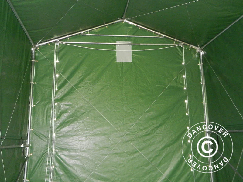 Lagertält PRO XL 3,5x8x3,3x3,94m, PVC, Grön - Image 13