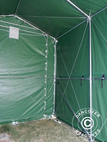 Lagertält PRO XL 3,5x8x3,3x3,94m, PVC, Grön - Image 14
