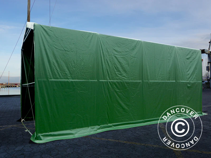 Lagertält PRO XL 3,5x8x3,3x3,94m, PVC, Grön - Image 9