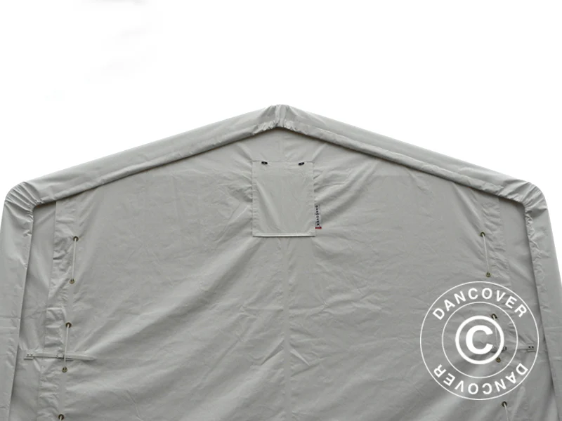 Lagertält PRO XL 3,5x8x3,3x3,94m, PVC, Vit - Image 14