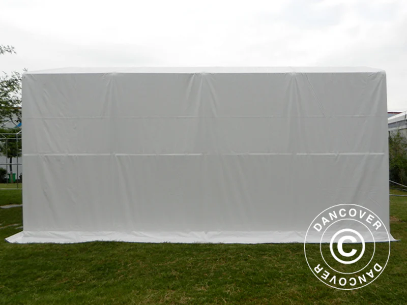 Lagertält PRO XL 3,5x8x3,3x3,94m, PVC, Vit - Image 15