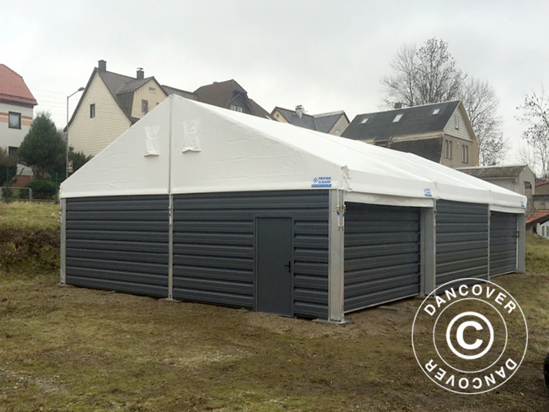 Metalldörr för industriell förvaringshall Alu, 0,9x2m, Vit - Image 5