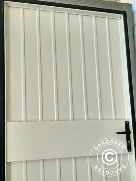 Metalldörr för industriell förvaringshall Alu, 0,9x2m, Vit - Image 8