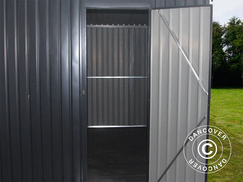 Metallgarage 3,38x5,76x2,43m, 19,47m², ProShed®, Antracit - Image 4