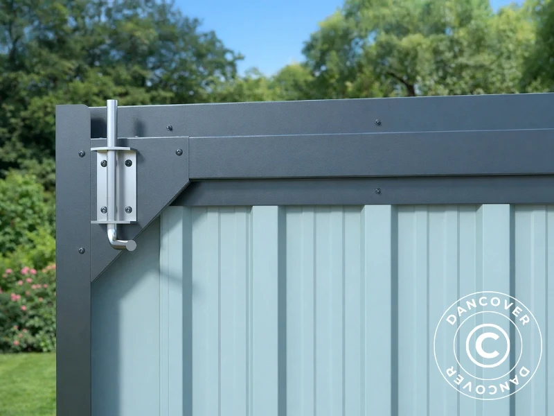 Metallgarage 3,86x6,02x2,54 m, 23,2 m², ProShed®, Antracit - Image 5