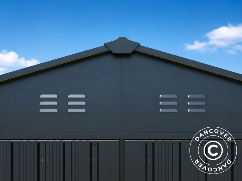 Metallgarage 3,86x6,02x2,54 m, 23,2 m², ProShed®, Antracit - Image 9