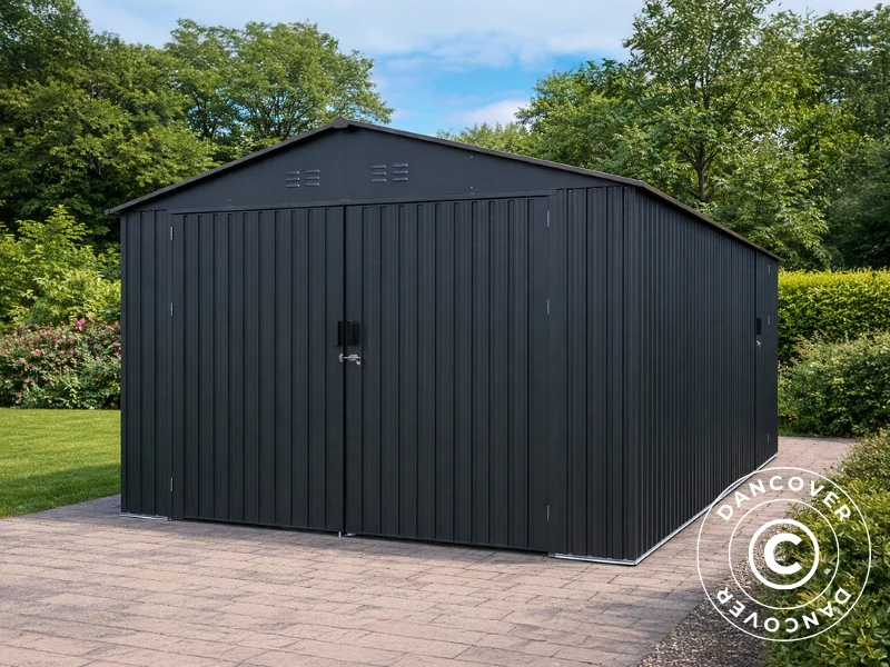 Metallgarage 3x6,02x2,32m, 18,06m², ProShed®, Antracit - Image 2