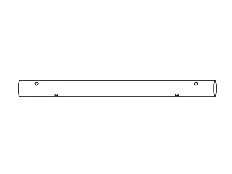Nedre ben, Ø50x1600mm