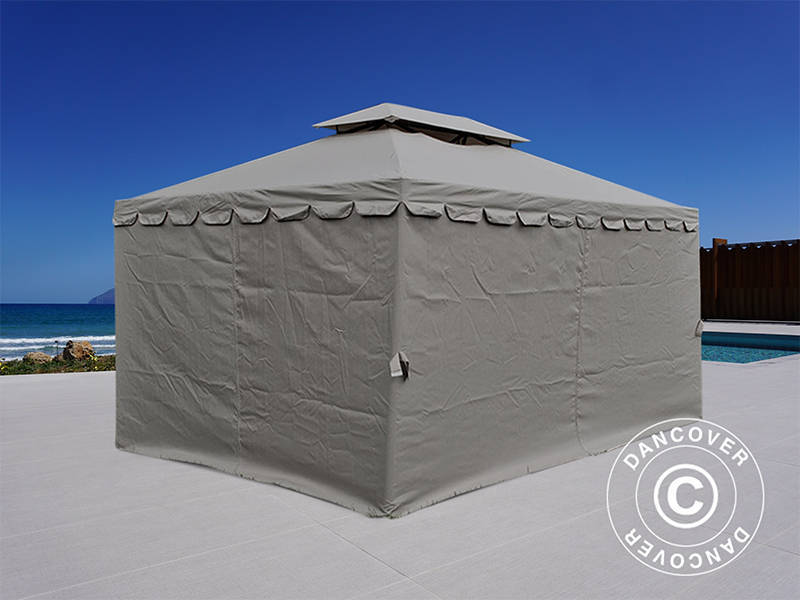 Paviljong Osiris 3x4m, Grå - Image 6