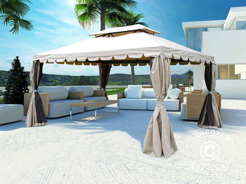 Paviljong Osiris 3x4m, Sand - Image 4
