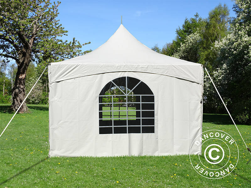 Pagoda Partytält PartyZone 3x3m, PVC, Vit - Image 2